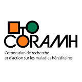 Logo CORAMH Corporation de recherche et d'action sur les maladies héréditaire
